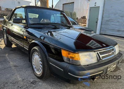 1988 Saab 900 из США, поврежденный, VIN YS3AT76L3J7040435